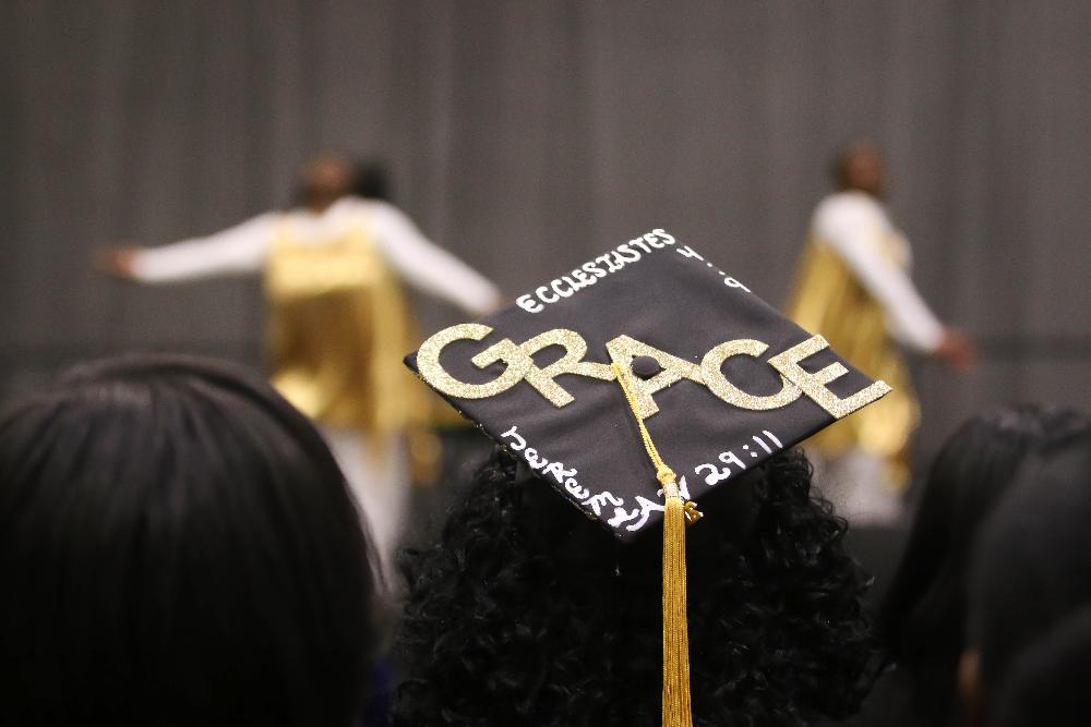 Image 1 of 30 black graduation cap